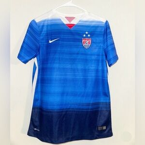 Nike USA Soccer Women’s Jersey Youth Blue and White